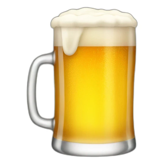 Glass of beer sticker