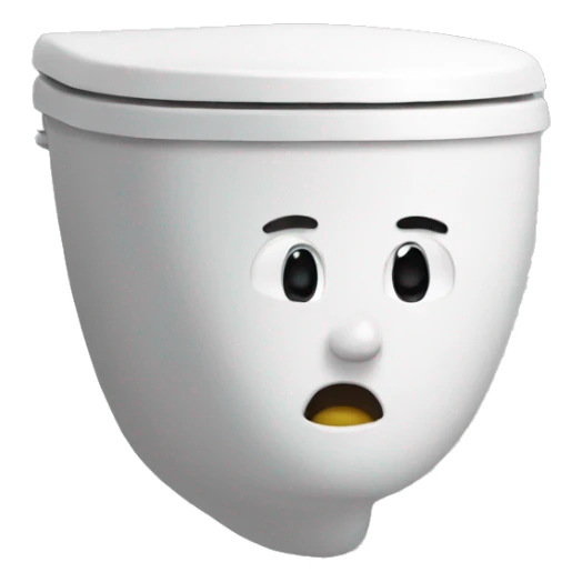 Head out of toilet sticker