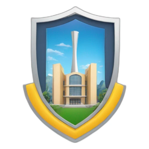Baku Engineering university logo sticker