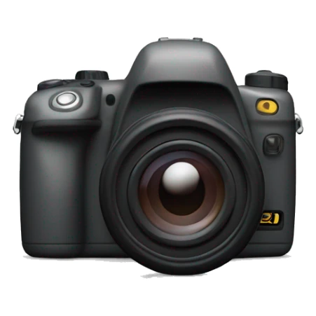  a 3D mimetic digital camera is facing the lens at a 0-degree angle sticker