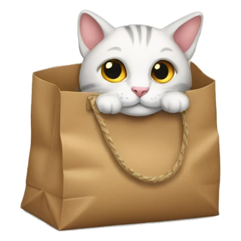 Cats out of the bag sticker