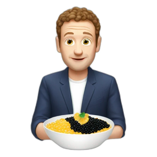 zuckerburg-eating-caviar sticker