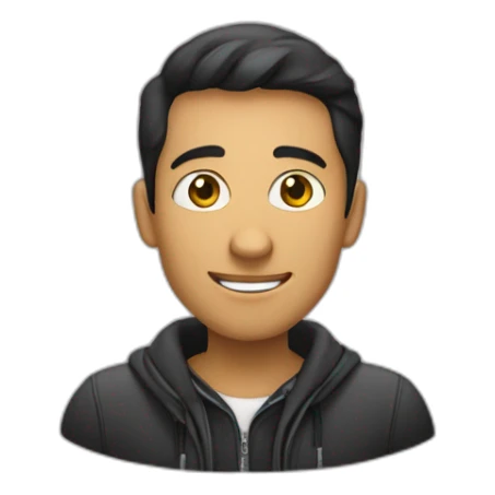 Tepesinde kırımızı yıldız olan siyah keçi sticker