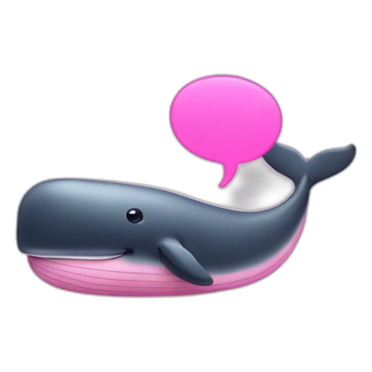 Whale in the boots with the pink phone sticker