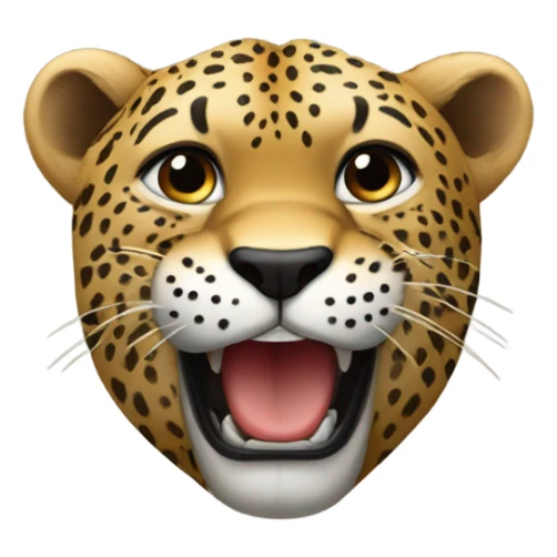 Me creas un corazón de leopardo sticker