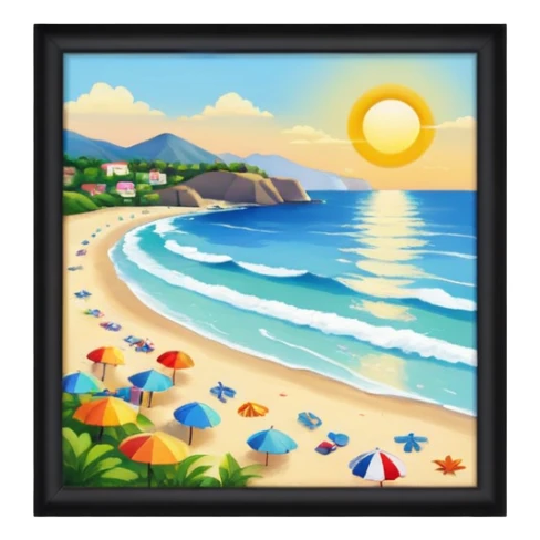 thumbnail picture mac os, painting on wall, beach sticker