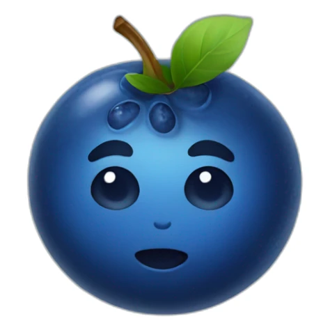 blueberry sticker