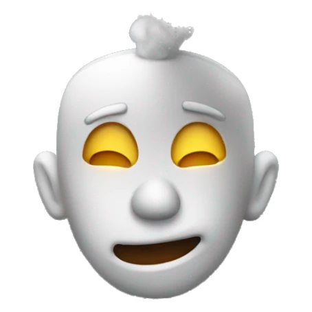 Steam coming out of ear sticker