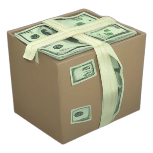 A lot of money sticker