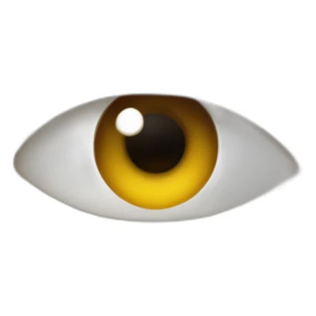 Emoji yeux bridée sticker