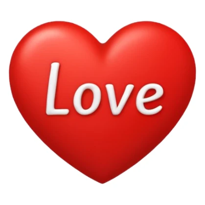 Make a love heart say Elijah omotesho sticker