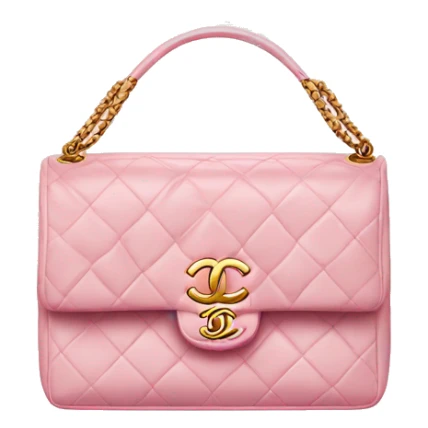 light pink chanel christmas bag sticker