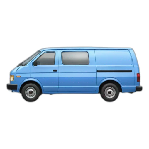 NISSAN BLUE 1986 VAN STANZA sticker