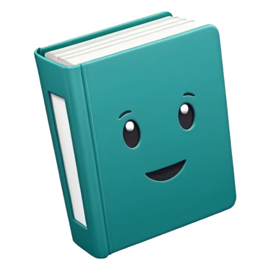 book with 008DA6 teal blue-green color cover sticker