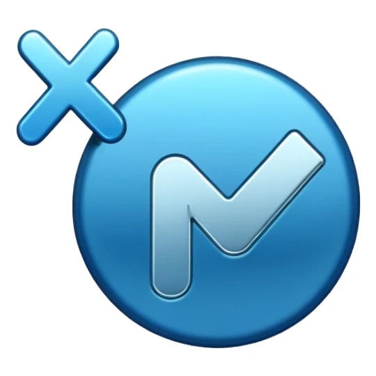 Q salga verificado azul en tik Tok sticker