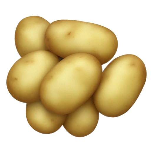 Plate of potatoes sticker