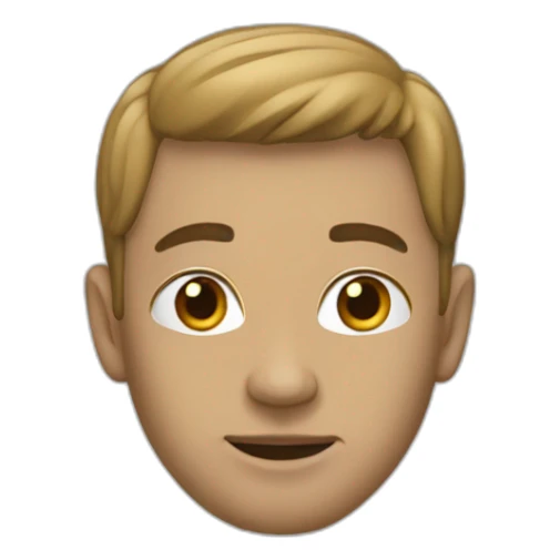 Un homme métisse  sticker