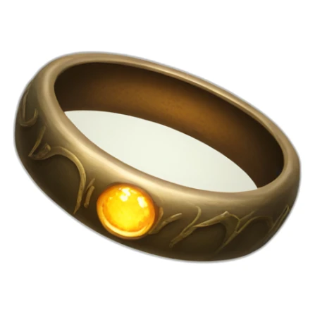 The ring of Lord of The rings sticker