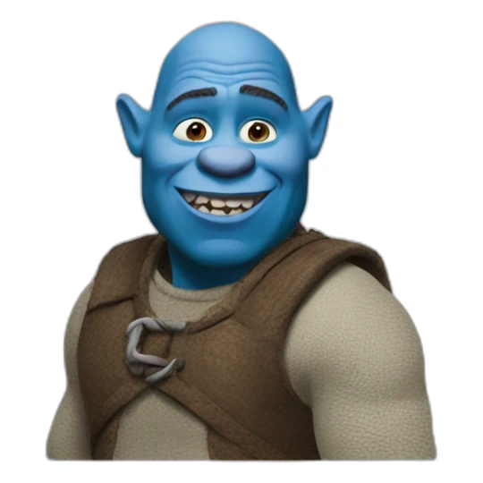 blue-shrek sticker