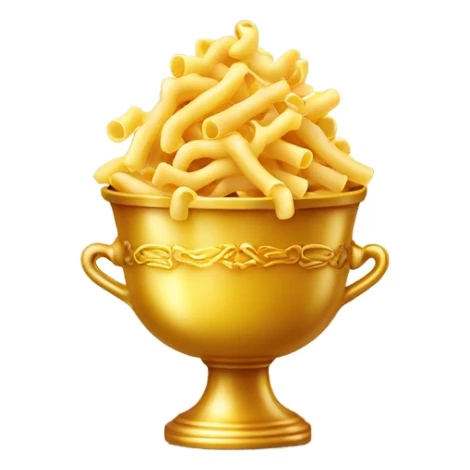 Bowl of Macaroni Golden Trophy  sticker
