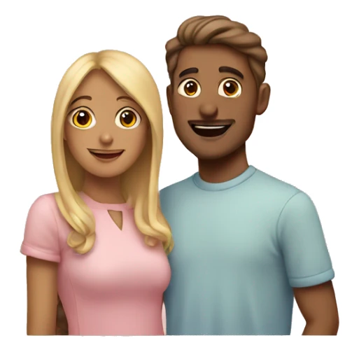 Couple-hearts-coloured-pastel-shade sticker