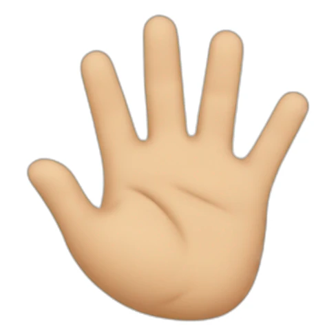 signe jul avec les mains sticker