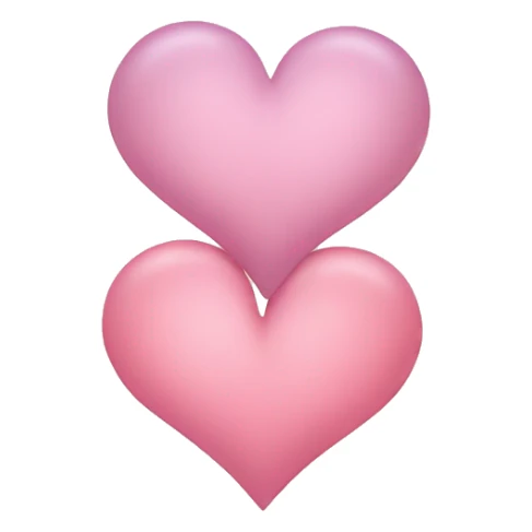 Couple-of-hearts-coloured-light-pastel-shade sticker