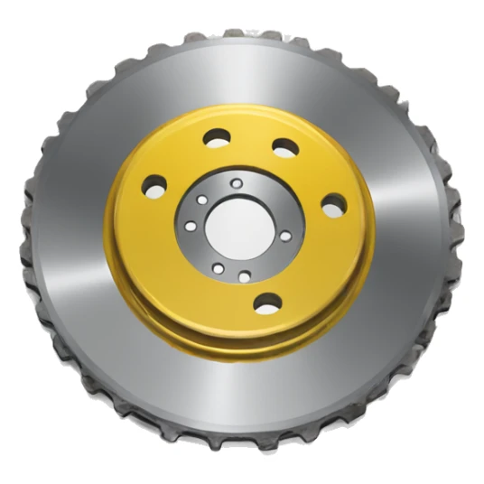 Brake disc of a car sticker