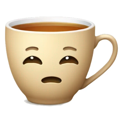 beige Cup of Tea sticker