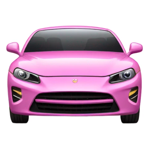 Pink car sticker
