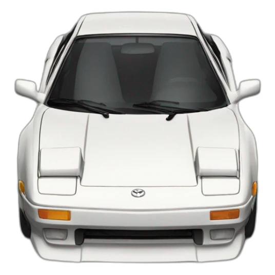 Toyota mr2 sw20 color negro sticker