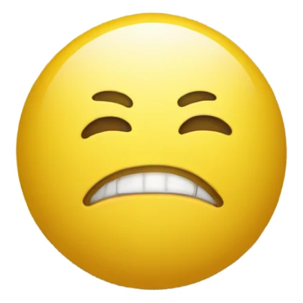 yellow generic circle emoji with its jaw on the floor and eyes wide sticker