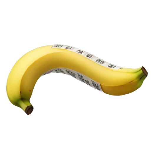 Tape the banana. sticker