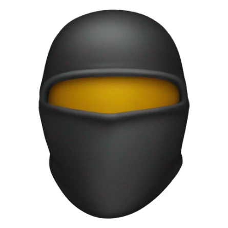 balaclava and military helmet  sticker