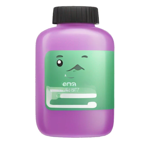 hair gel in bottle sticker