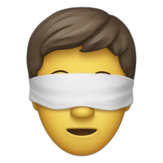 visage qui pleure avec un masque qui sourit sticker