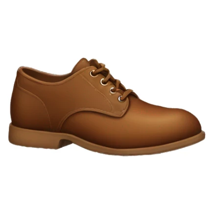 Brown shoes sticker