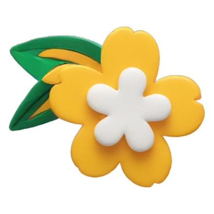 Flower hairclip sticker