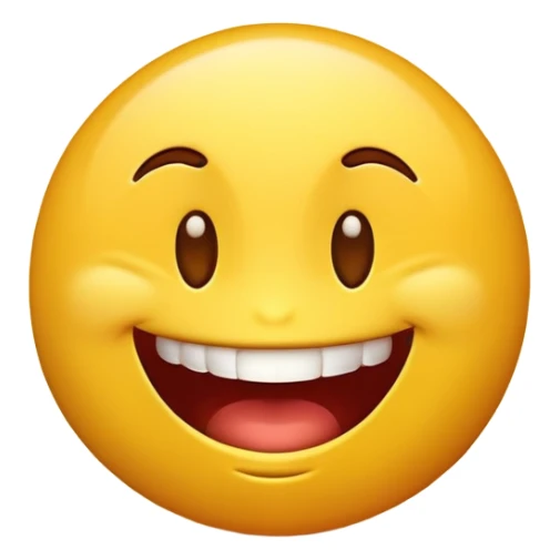 Yellow emoji biting its lip and looking to the side mischievously sticker