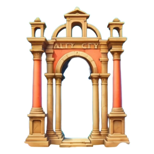 The Lost Island of Atlantis sticker