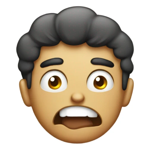 Someone super hungry getting angry they dont have food sticker