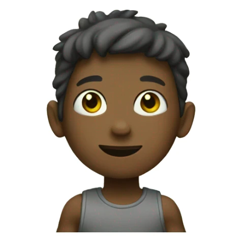 boy with bananas, hanging in a tree sticker