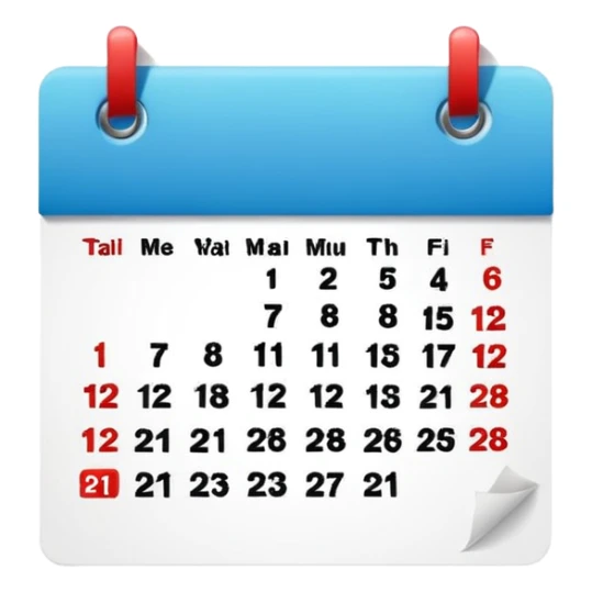 calendar of the day sticker