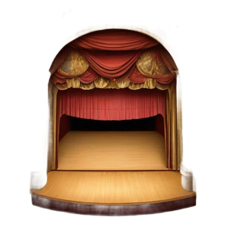 teatro farnese di parma interno sticker