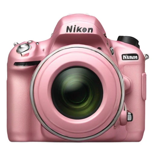 Appareil photo Nikon rose sticker