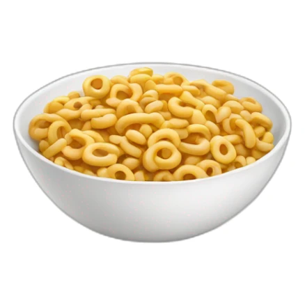 bowl of cheerios sticker