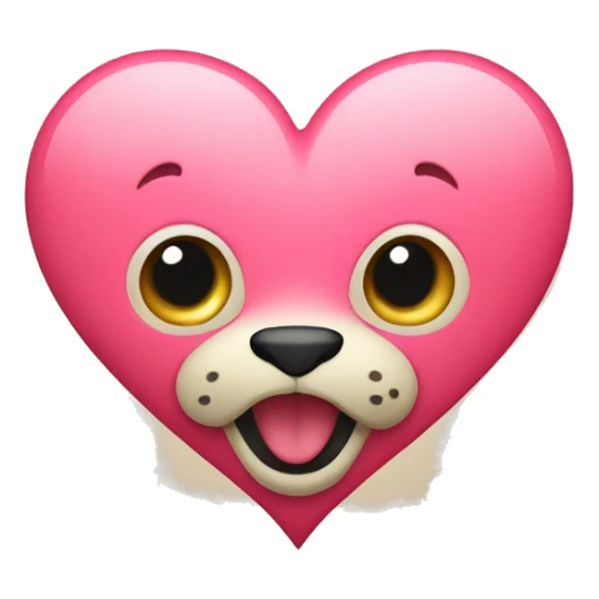 A  heart with Jaguar Color sticker
