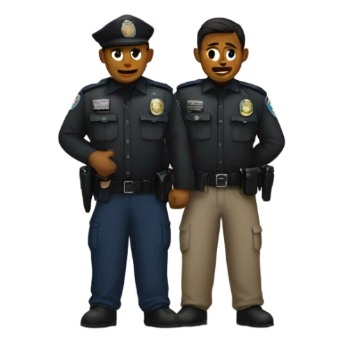 Mexican Police arresting 3 brothers sticker