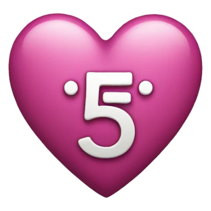 heart emoji with "15:50" written on it sticker