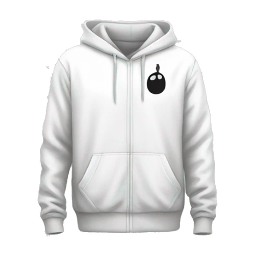 white nike hoodie no person sticker